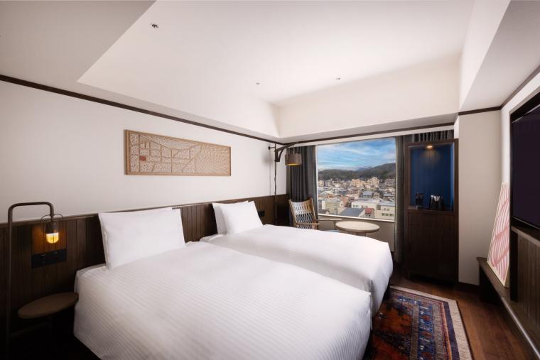 プリビレッジツインルームは22.4～24.0平米の広々とした空間