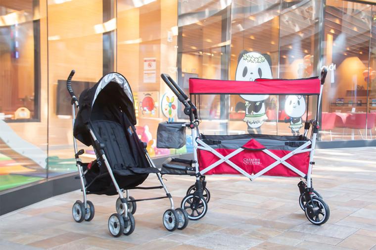 ハワイ・ワイキキ 楽天カードラウンジ  べビーカーレンタル