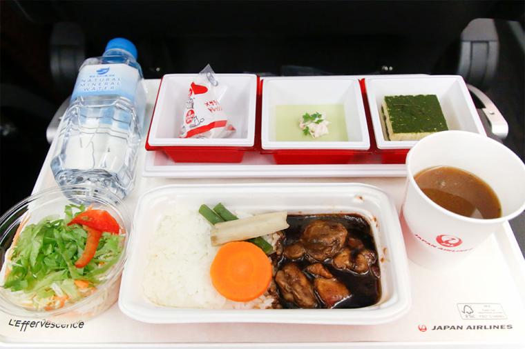 JAL ハワイ線 機内食