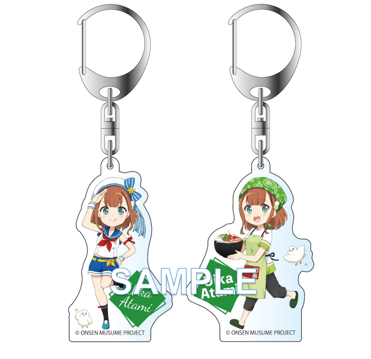 熱海温泉　温泉むすめ　熱海初夏　キーホルダー