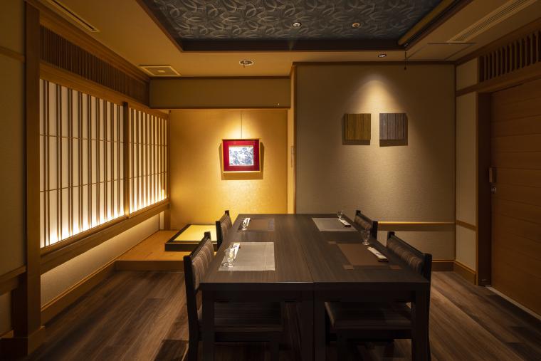 食事処「笙」をバリアフリー化。だれもが安心して加賀の味を楽しめる食事処となっています