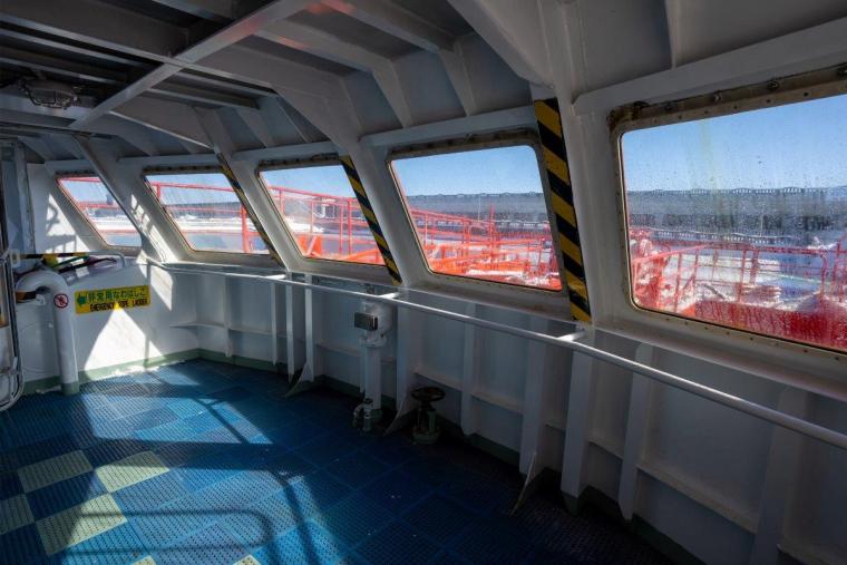 ガリンコ号とオホーツクタワー