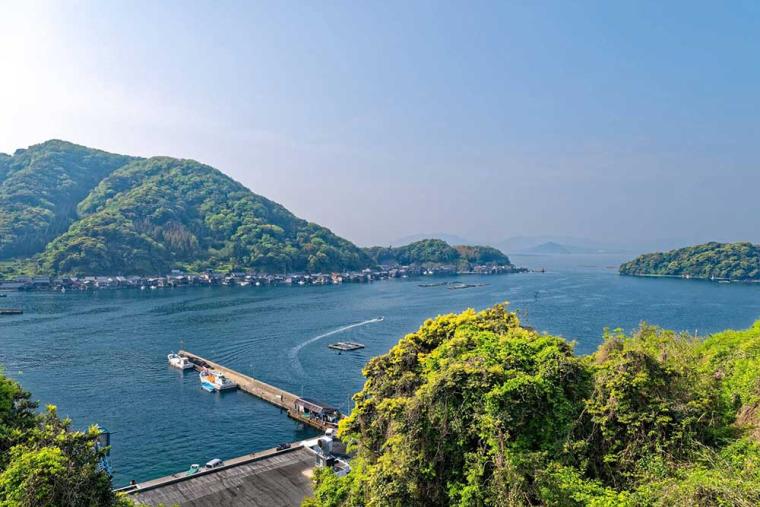 穏やかな伊根湾