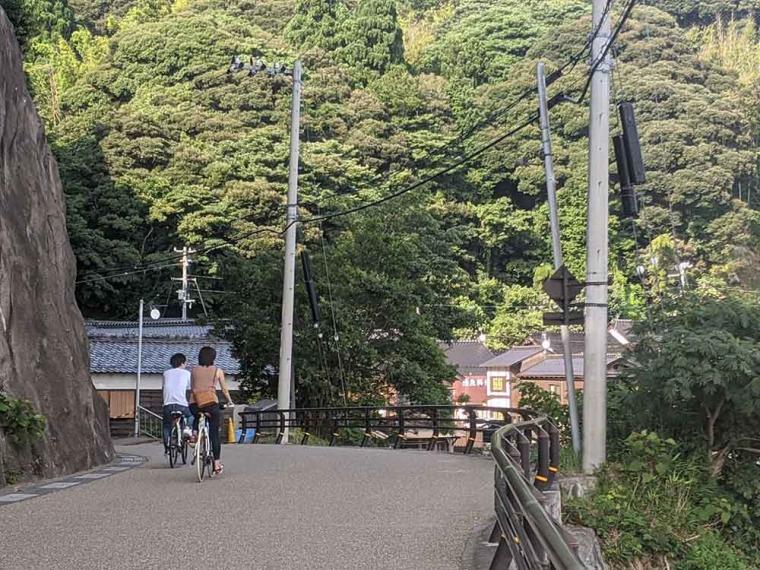 レンタサイクルは散策の強い味方
