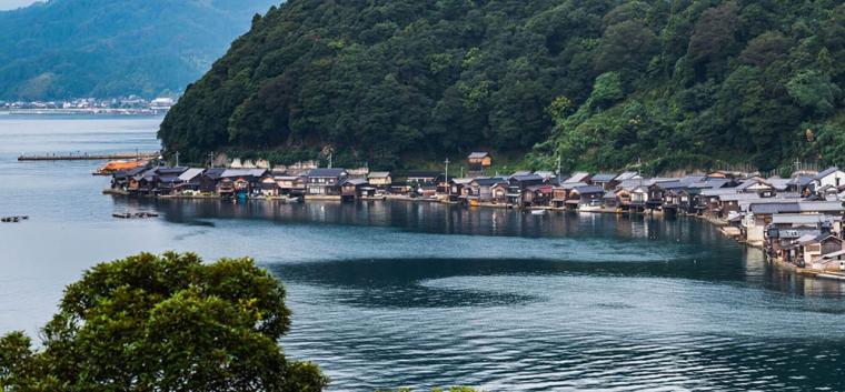 まるでタイムスリップしたような雰囲気が残る伊根町