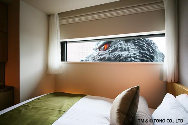 「ホテルグレイスリー新宿」の「ゴジラビュールーム」がリニューアル