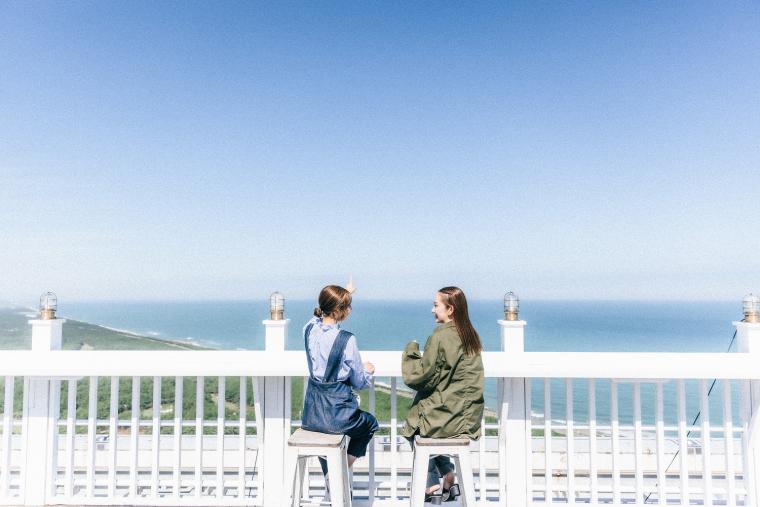 SNS映え満点の写真が撮れるパノラマビューの屋上テラス