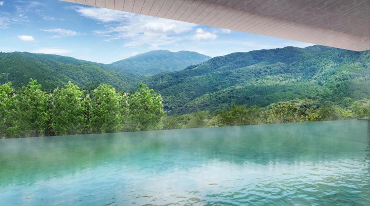 「箱根ホテル小涌園」最上階の温泉大浴場