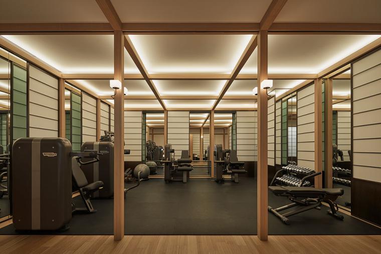 「パークハイアット京都」フィットネスセンター
