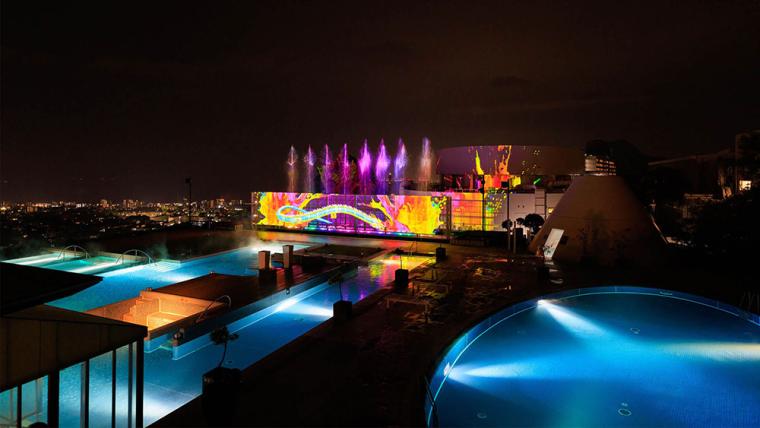 別府温泉 杉乃井ホテル 噴水ショー