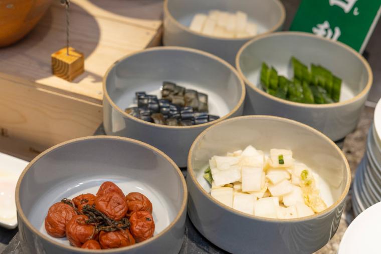 「ダーワ・悠洛 京都」朝食ビュッフェ