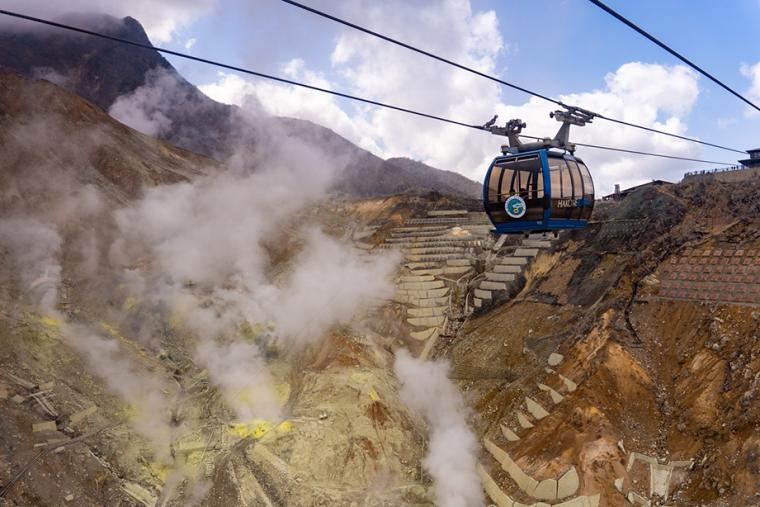 箱根ロープウェイ「cu―mo箱根」