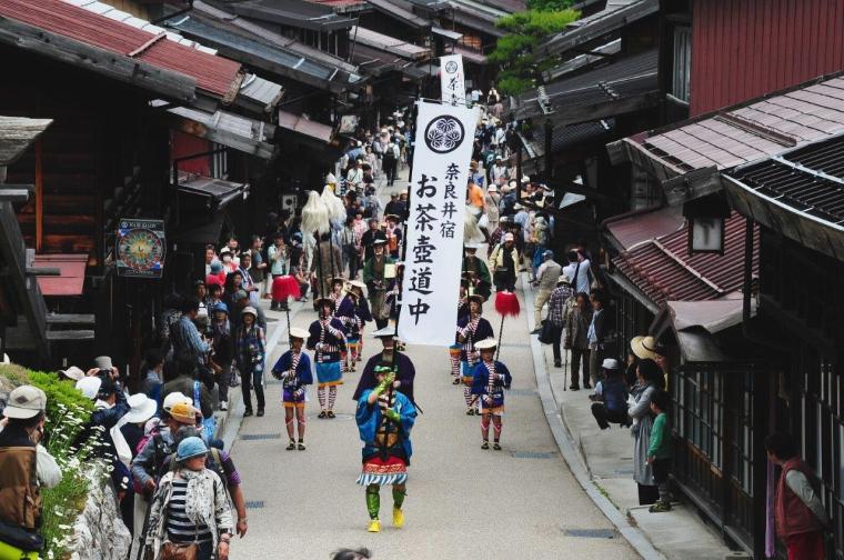 木曽漆器祭・奈良井宿場祭
