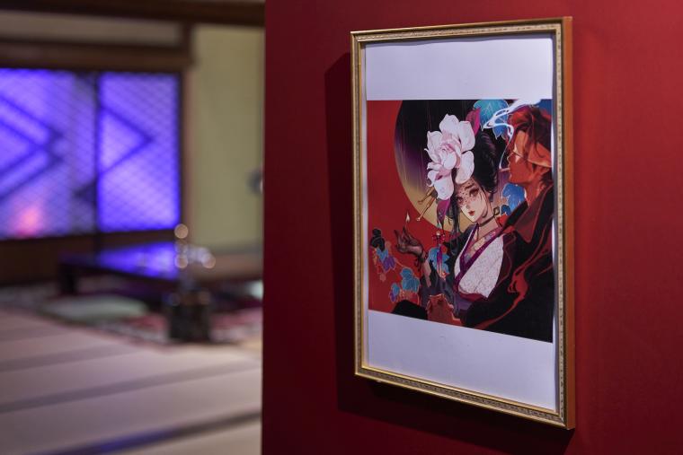 谷崎潤一郎「秘密」からマツオヒロミが描いたイラスト