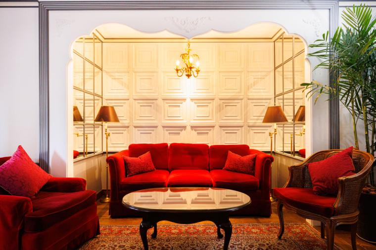 ロビーのソファーコーナー