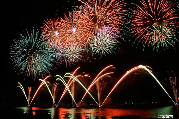 諏訪湖祭湖上花火大会
