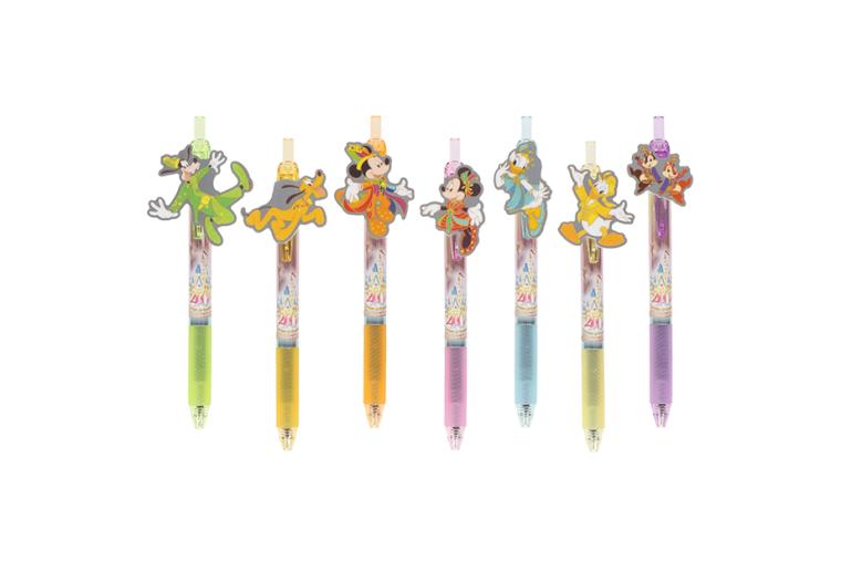 ボールペン〈エナージェル〉セット　東京ディズニーリゾート40周年
