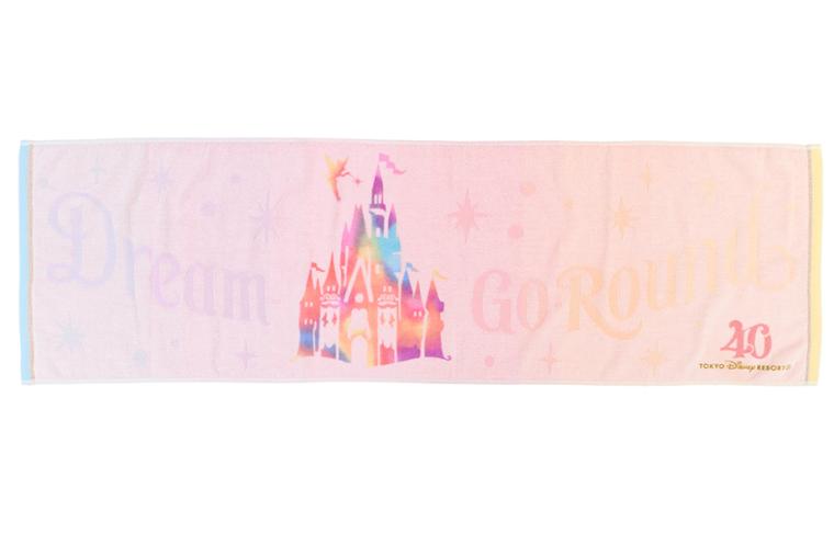 ロングフェイスタオル　東京ディズニーリゾート40周年