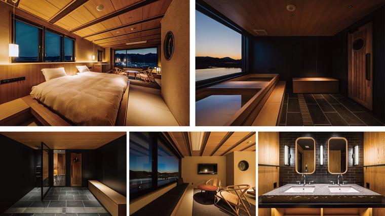 最上階のサウナスイート「美 - UTSUKUSHI -」と「明 - AKARI -」