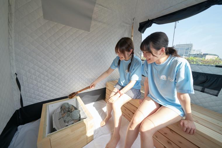 プールサイドサウナ　Poona　東京ドームホテル