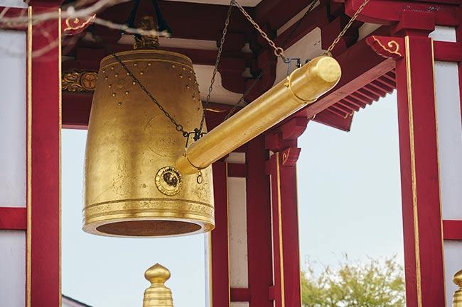 佐野厄よけ大師　金銅大梵鐘（きんづくりだいぼんしょう）