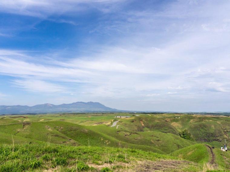 大観峰から見える３６０度の大パノラマ