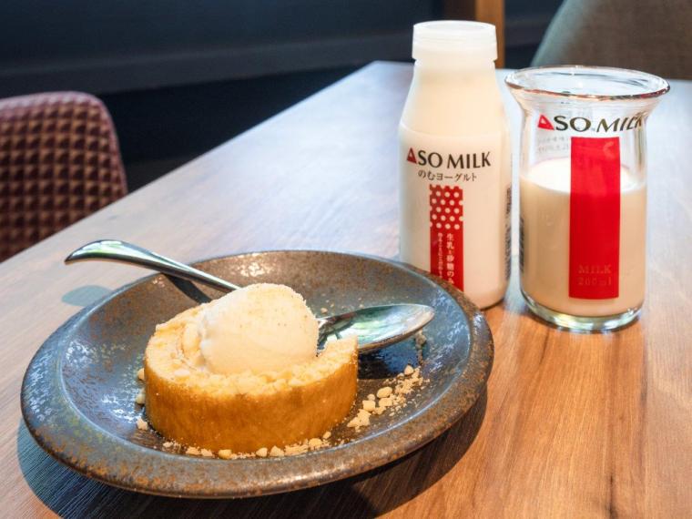 「ASO MILK FACTORY」ジェラート・飲むヨーグルト