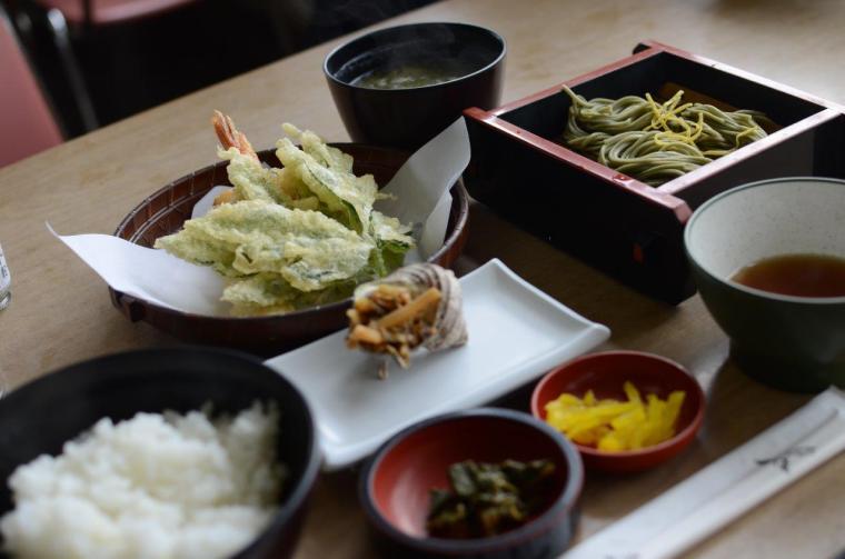 明日葉を使ったメニュー