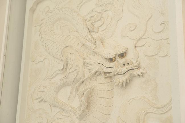 精巧な左官技術を駆使した、鏝（こて）絵「伊豆の長八美術館」