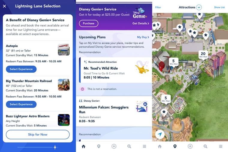 「Disneyland」アプリ