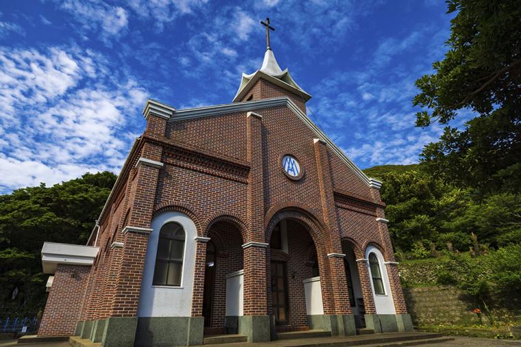 井持浦教会（五島列島・福江島）