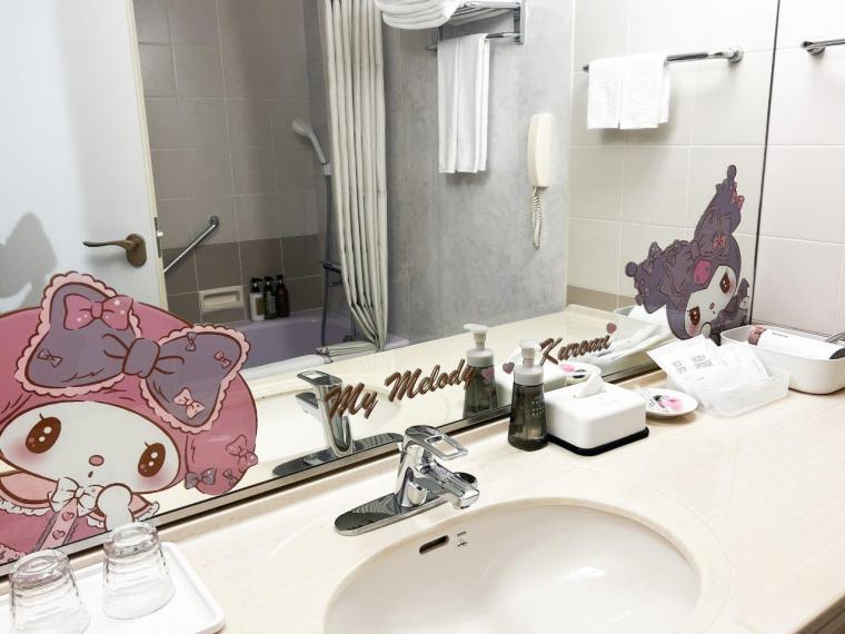 マイメロディ・クロミルーム浴室鏡