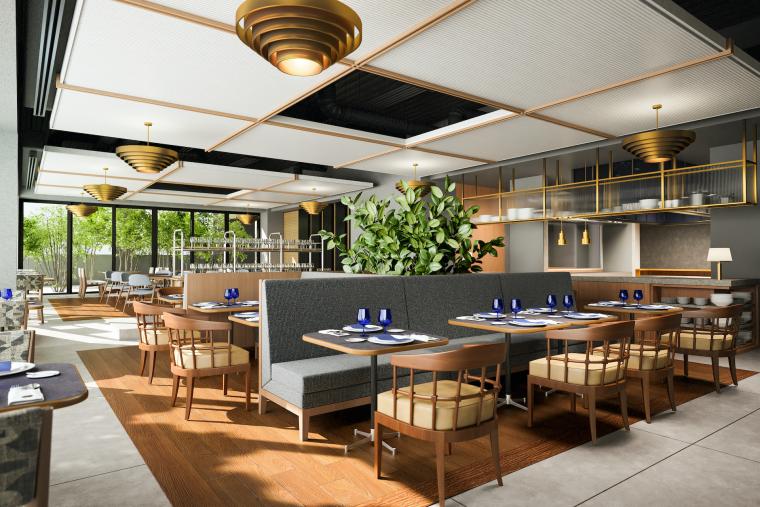 1階のオールデイダイニング「A LONG VACATION.」