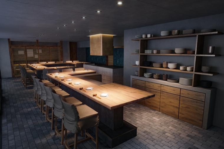 1階の和食レストラン「SHIKAKU」