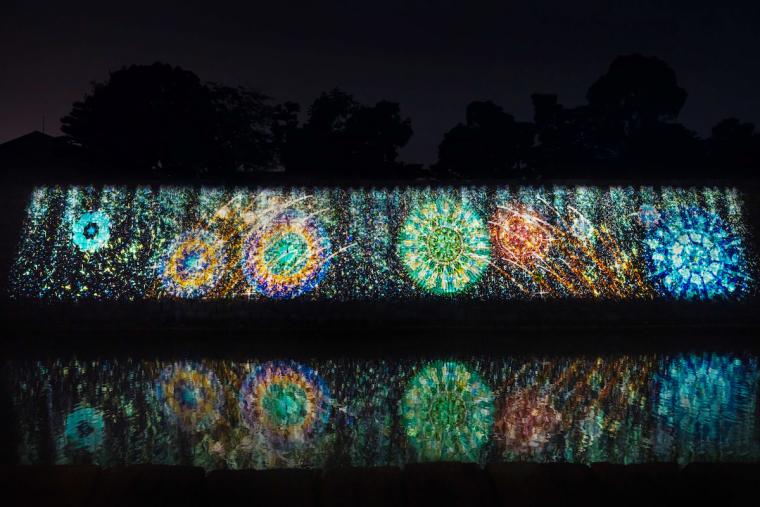 NAKED夏まつり2023 世界遺産・二条城　プロジェクションマッピング　花火