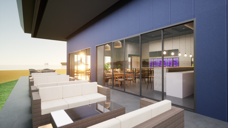 土佐湾を一望できるロケーション