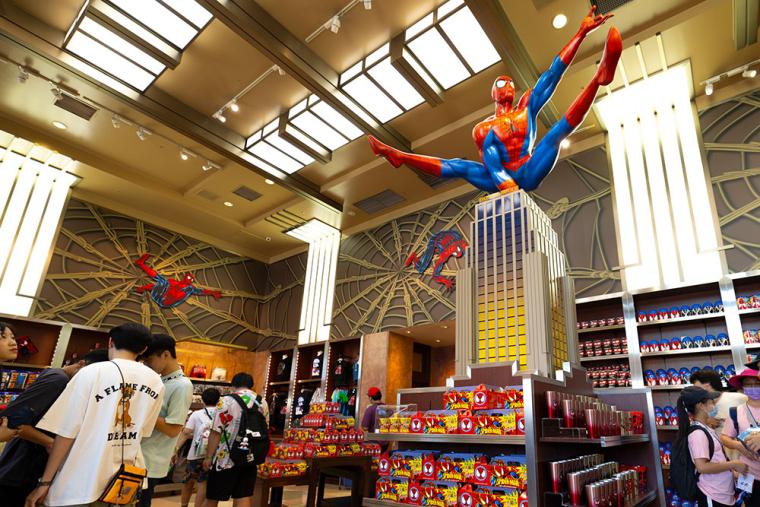 USJ「スパイダーマン」ショップ