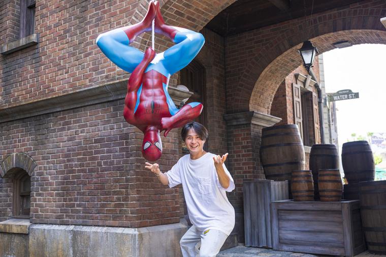 USJ「スパイダーマン」フォトオポチュニティ