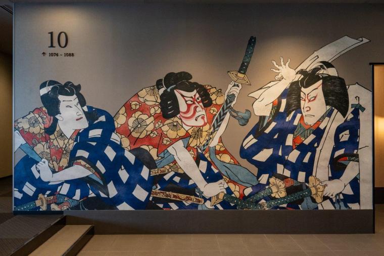 浅草ビューホテルアネックス六区　客室前歌舞伎