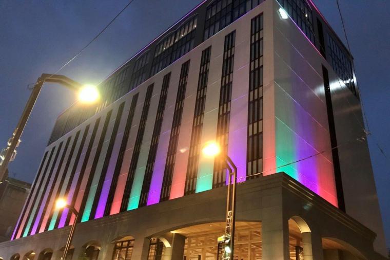 浅草ビューホテルアネックス六区　ホテル外観夜景