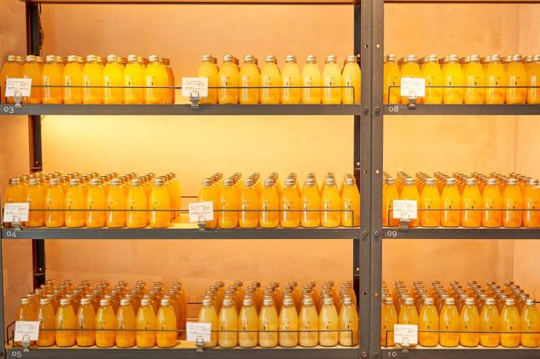 みかんジュースを飲み比べ