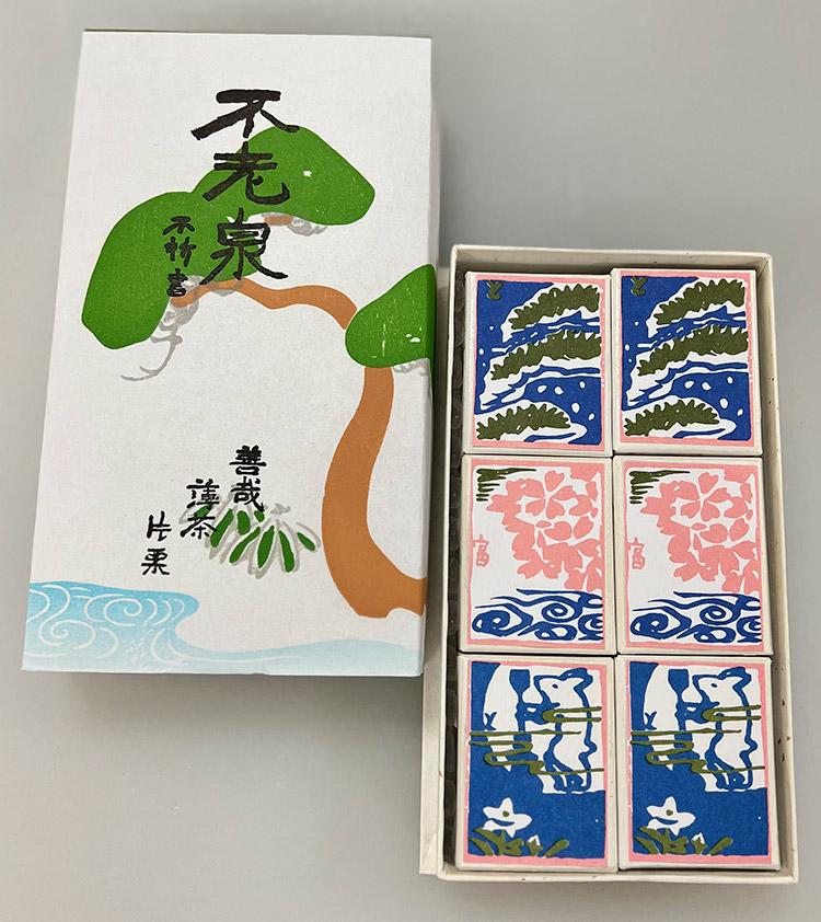 京都駅で買えるお土産（二條若狭屋「不老泉」）