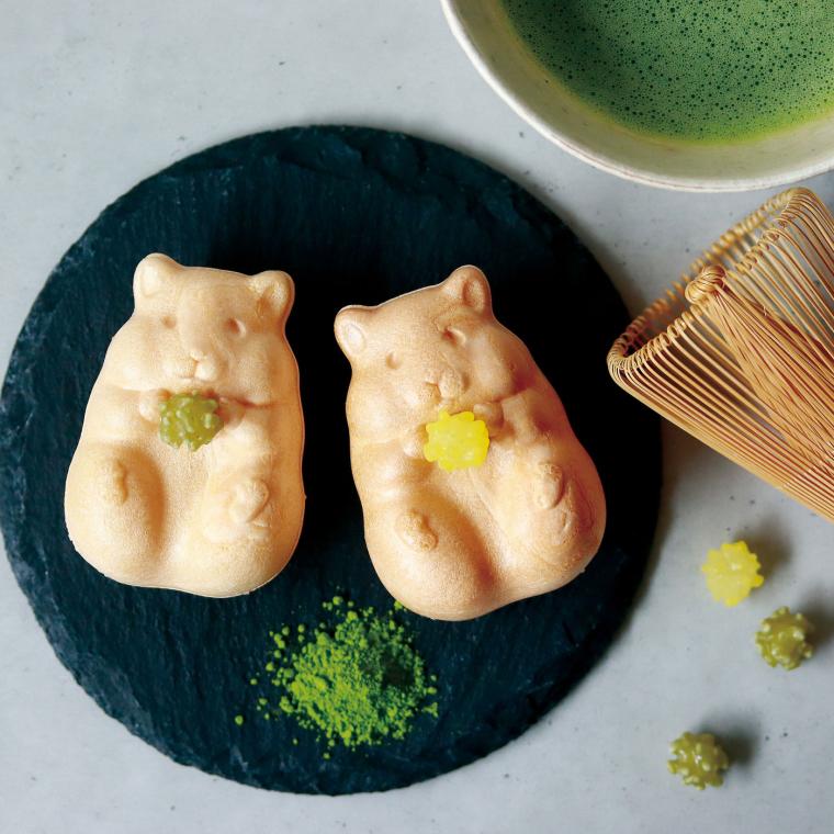 京都駅で買えるお土産（ハムスターモナカ）