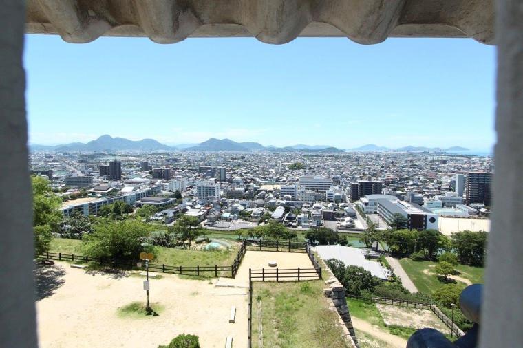 天守からの眺望