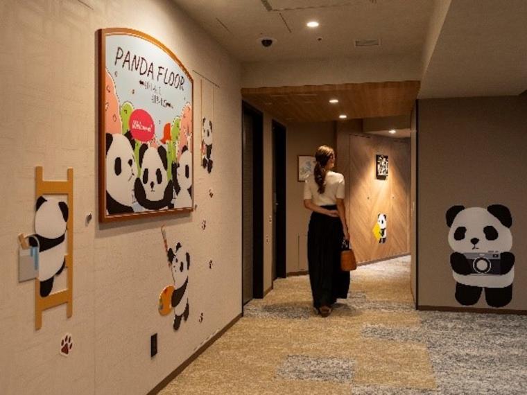 三井ガーデンホテル上野　リニューアル　パンダフロア