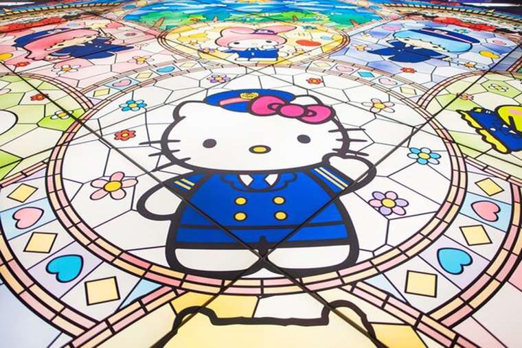 サンリオピューロランド多摩センター駅天井