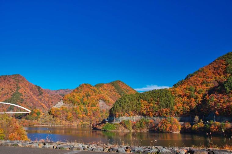 みずがき湖 紅葉