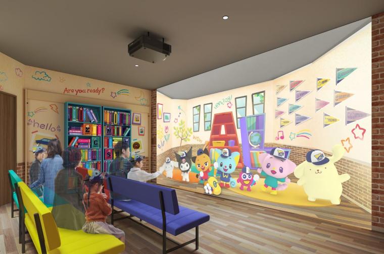 アトラクションの舞台となる「CLUB ROOM」