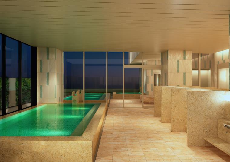 「カンデオホテルズ大阪心斎橋」スカイスパ