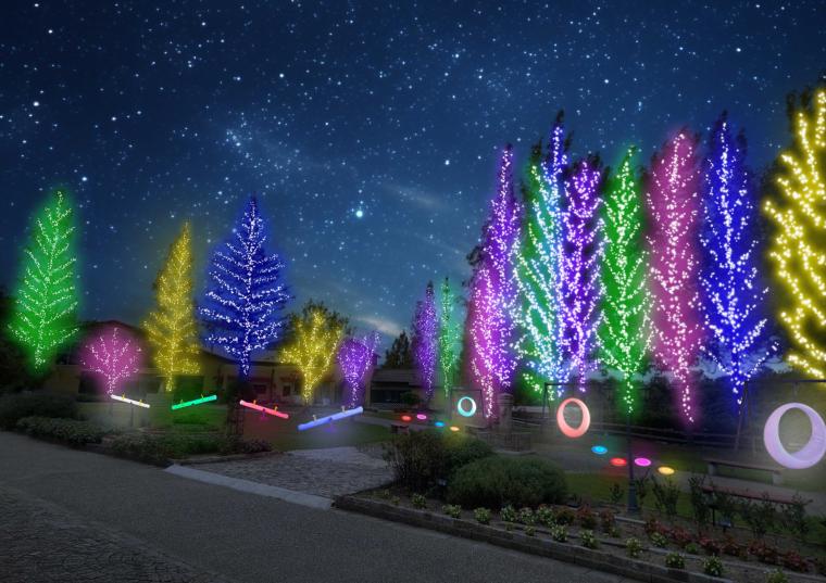 大阪「ハーベストの丘」イルミネーション・輝きのプレイ広場